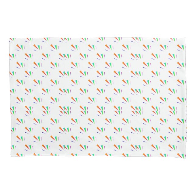 Cojín Una funda de almohada con un patrón repetitivo (Anverso)
