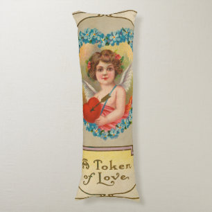 Cojín Valentín antiguo, Stecher Litho Company, ca. 1910