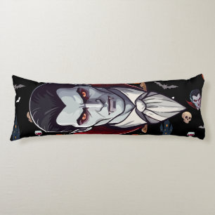 Cojín 🧛 ♂️ Vampiro gótico Halloween Black Pillow 🎃 �