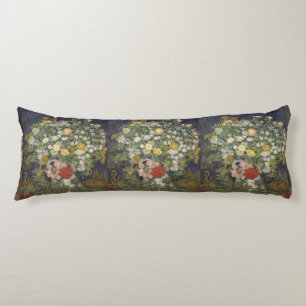 Cojín Van Gogh Vintage Bouquet de flores en una bolsa
