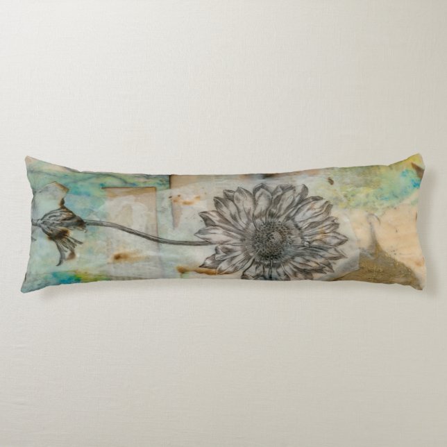 Cojín Vellum Floral I (Anverso)