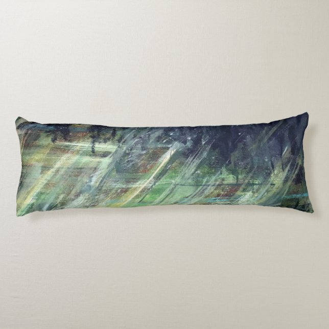 Cojín Verdes de la naturaleza (Reverso)