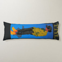 Cojín Vibes en reposo, en azul,