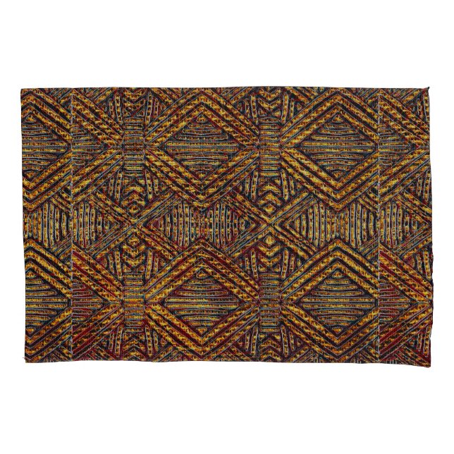 Cojín Vibes textiles africanas - Funda de almohadas de i (Anverso)
