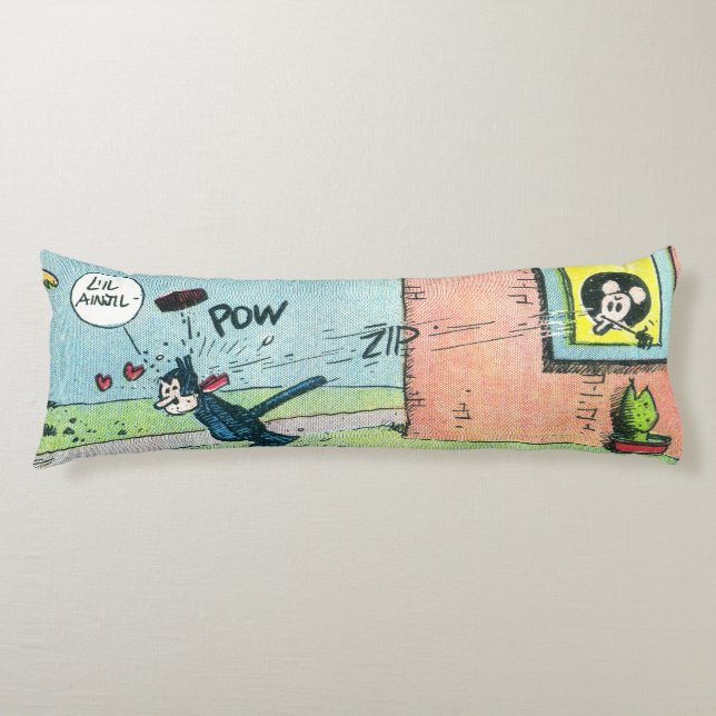 Cojín Vintage "El amor es un ladrillo" (Anverso)