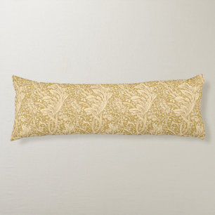 Cojín Vintage William Morris Arcadia Gold Sin Costuras