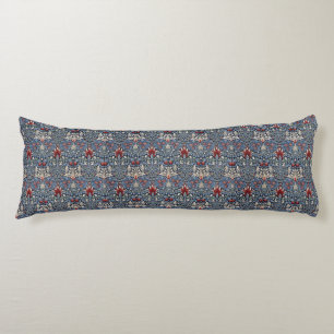Cojín Vintage William Morris Snakeshead Fritillary Red