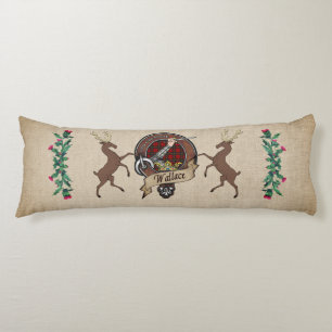 Cojín Wallace Clan Badge & Tartán