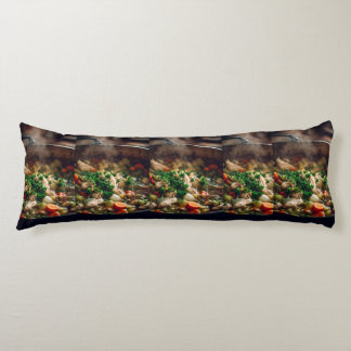 Cojín Warm Chicken Soup Steam Art – Rustic Home Cooking 