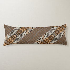 Cojín Wildcat Matrix - Bengal Cat Leopard Coffee Pillow
