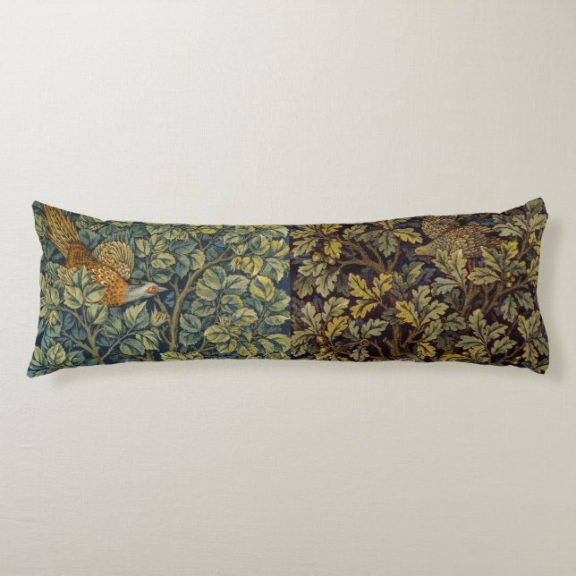 Cojín William Morris Faisán Árbol Flor (Anverso)
