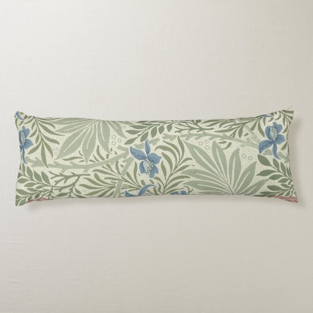 Cojín William Morris Larkspur Fondo de escritorio Floral (Reverso)