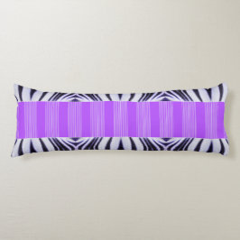 Cojín Zebra Illusion - Modern Abstrakt Purple Lilac
