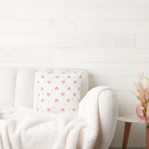Cojines decorativos con patrones florales abstract