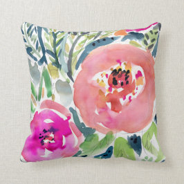 Cojines decorativos de acuarela Floral/Boho gitano