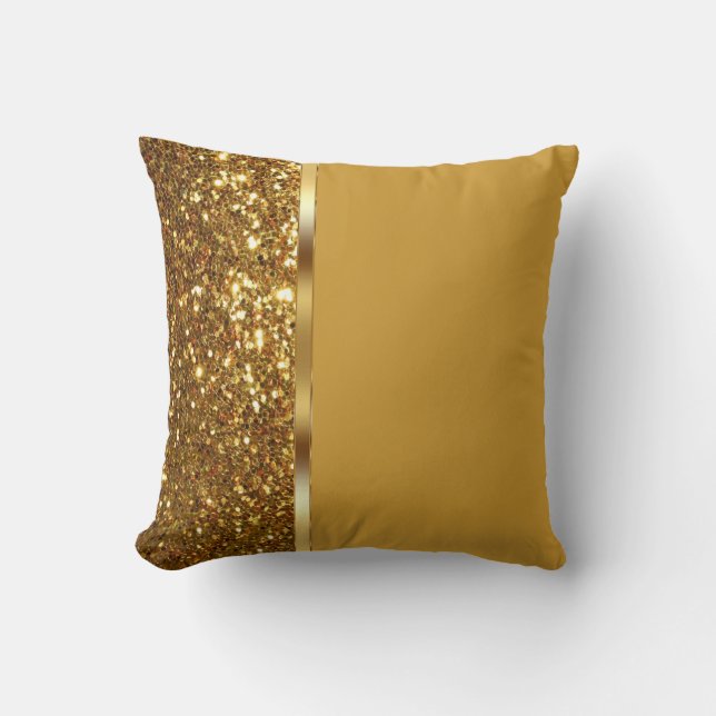 Cojines decorativos de diva de oro (Anverso)