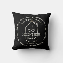 Cojines decorativos de Fun Moonshine Honky-tonk Ba