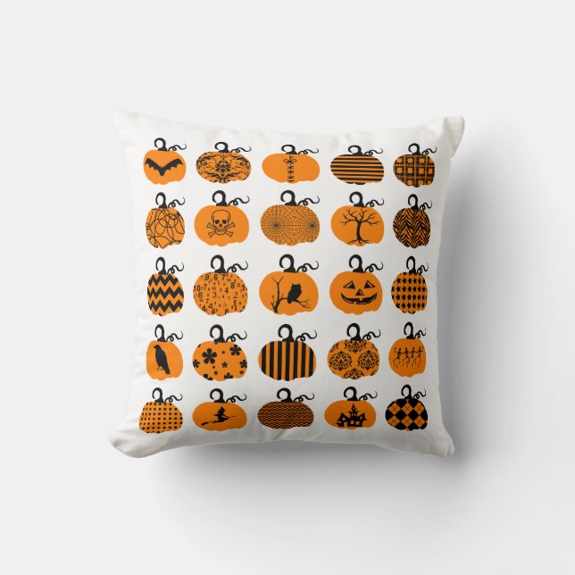 Cojines decorativos de Halloween del remiendo de (Anverso)