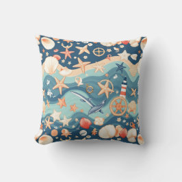 Cojines decorativos de la brisa costera - estilo c