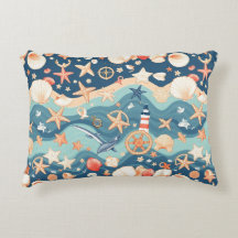 Cojines decorativos de la brisa costera - Relájese