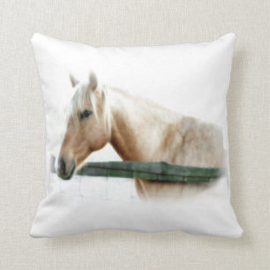 Cojines decorativos de la fotografía del caballo