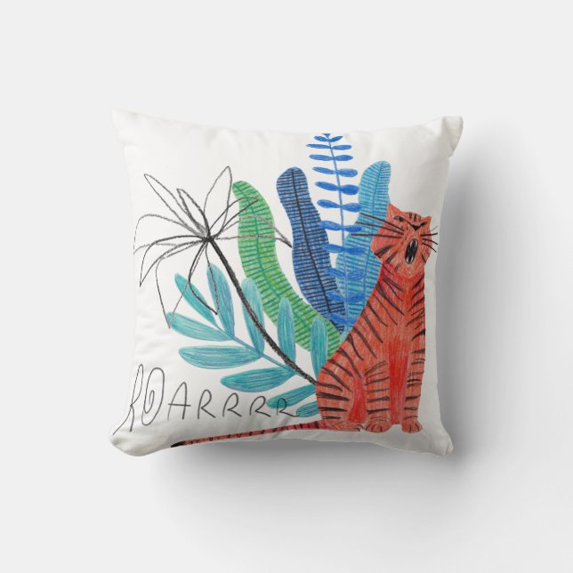 Cojines decorativos divertidos de animales para ni (Anverso)