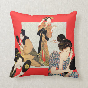 Cojines decorativos japoneses del diseño del arte