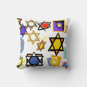 Cojines decorativos - Judaica - Estrellas judías -