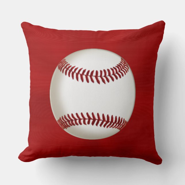 Cojines decorativos personalizados del béisbol con (Anverso)