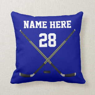 Cojines decorativos personalizados del hockey SU