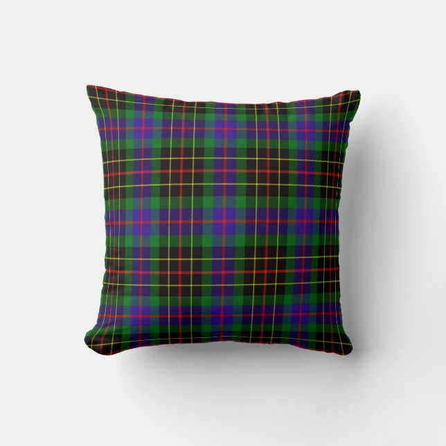 Cojines decorativos Plaid Brodie Caza Tartán Pillo (Anverso)