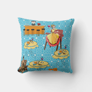 Cojines decorativos Retro Mujer Dinning