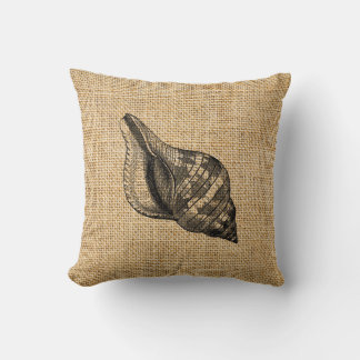 Cojines decorativos Rustic Burlap Beach