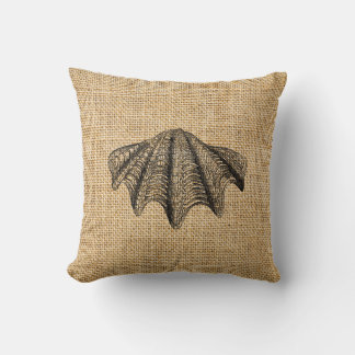 Cojines decorativos Rustic Burlap Personalizado Se