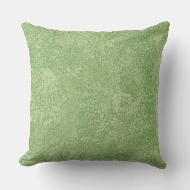 Cojines decorativos verdes de la Toscana Marmorino (Anverso)