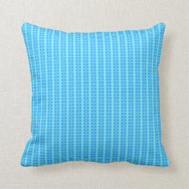Cojines Estampados Efecto Baldosa Aqua/Azul