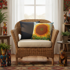 Cojines para Exteriores de Girasoles - Estampa de 
