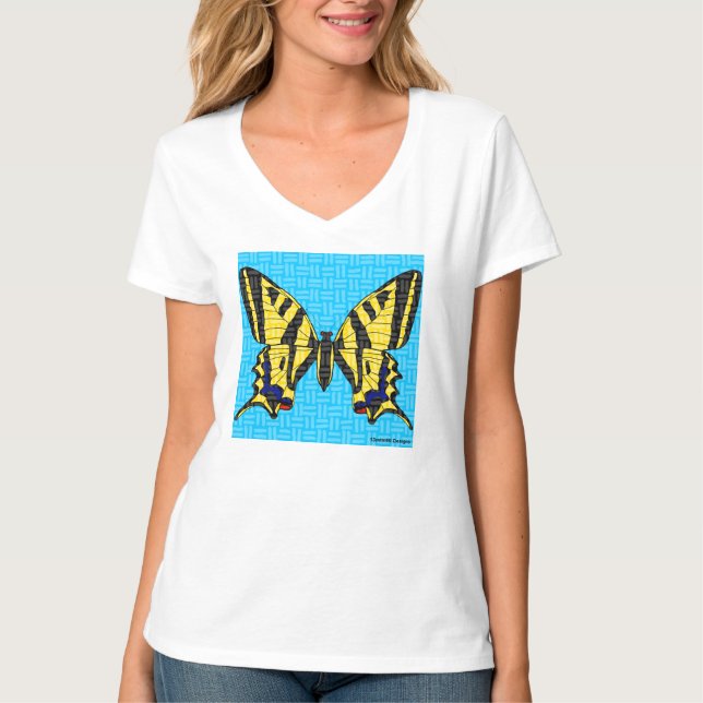 Cola de golondrina (blanco) - camiseta básica de m (Anverso)