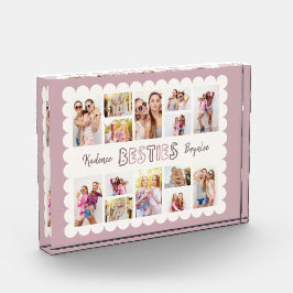 Colage de 16 fotos personalizadas de amigas mejore