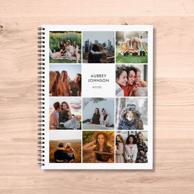 Colage de Fotos Cuaderno Blanco Simple Moderno (Subido por el creador)