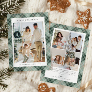 Colage de fotos de cuadros de Búfalo Verde Navidad