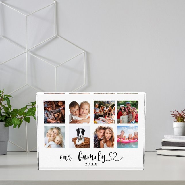Colage de fotos de familia amor corazón script cla (Subido por el creador)