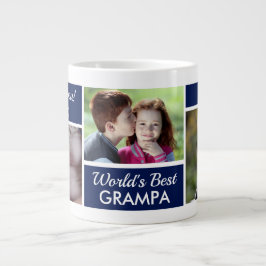 Colage de fotos en taza de café gigante para el me