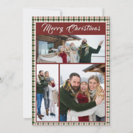 Colage de Fotos Familiares de Navidad en Cuadros