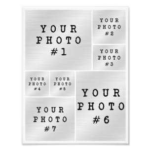 Colaje de Fotos 7 Diseño de Cuadrícula para Fotos