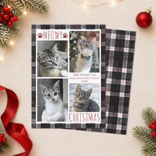 Colaje de Fotos de Gatos MEOWY NAVIDAD Cuadros Esc