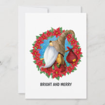 Colaje de fotos de gnomo de Navidad nórdico
