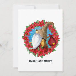 Colaje de fotos de gnomo de Navidad nórdico