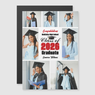 Colaje de fotos de la promoción roja de 2026 Imán