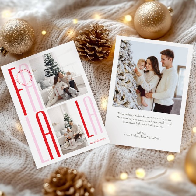 Colaje de fotos de Navidad con letra festiva (Subido por el creador)